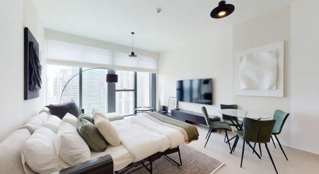 Номер Premium Stylish 23rd Floor Apartment at BLVD