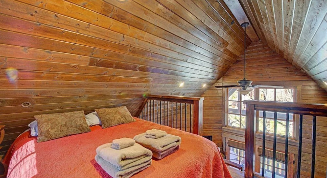 Woodpecker's Hollow - 1 Br Cabin, Забронировать Дом для отпуска Блэк-Маунтин Северная Каролина