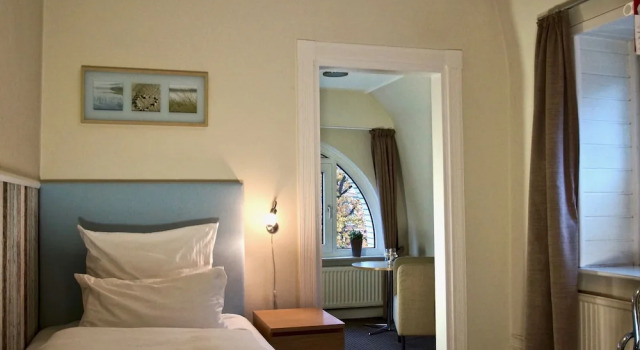 Одноместный номер Comfort с частичным видом на море Hotel Garni Seestern