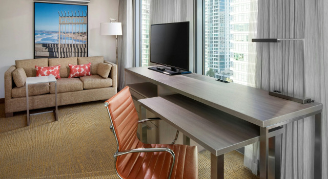 SpringHill Suites by Marriott San Diego Downtown/Bayfront, Забронировать Отель Сан-Диего - центр города Сан-Диего