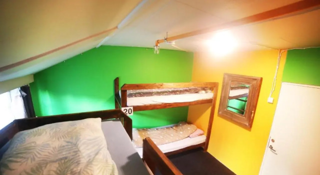 Кровать в общем номере The Tromso Hostel