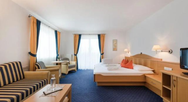 Двухместный номер Deluxe с балконом и с видом на море Hotel Garni Katnau