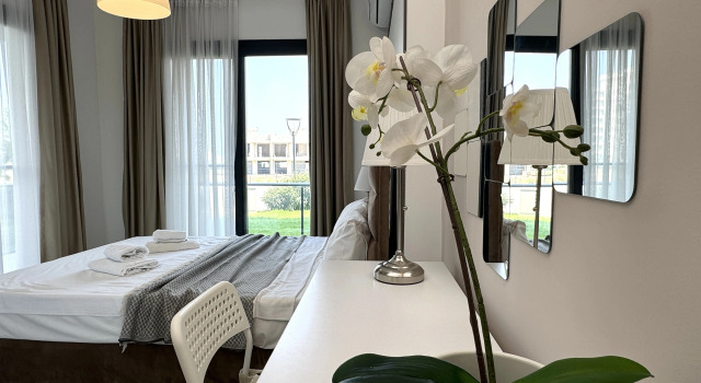 Caesar Blue Iona G8 S 2 Spalnyami Apartments, Varaa Huoneisto Bogaz Northern Cyprus
