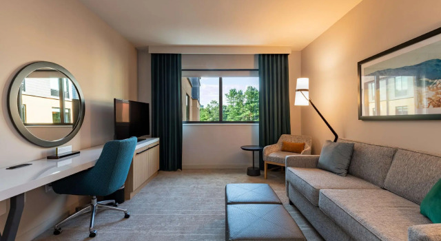 Двухместный люкс с 2 комнатами Hilton Garden Inn Boston Canton, Ma