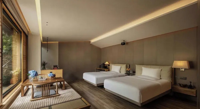 Двухместный номер Standard Beijing Nanshan Yanyu Song Hot Spring Holiday Homestay