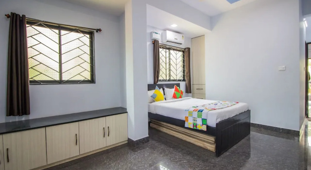 OYO 13298 Home Luxurious Studio Calangute, Забронировать Отель Калангут Северный Гоа, рядом с Пляж Калангут