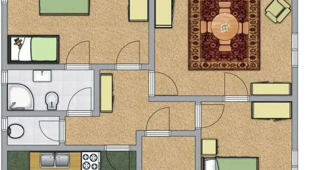 Апартаменты Цокольный этаж с 2 комнатами Ferienwohnung Noris