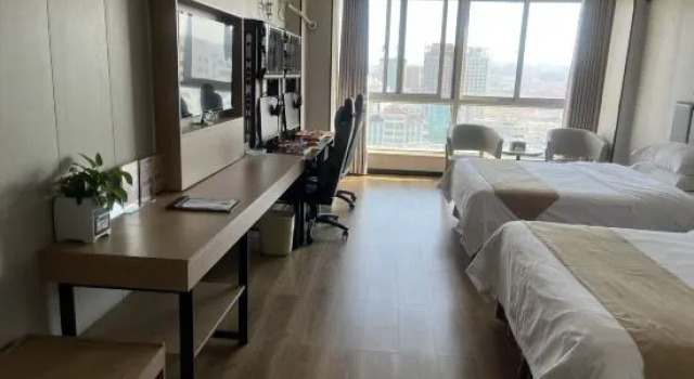 Номер Deluxe GreenTree Inn Shandong Weihai Wendeng Darunfa Business Hotel