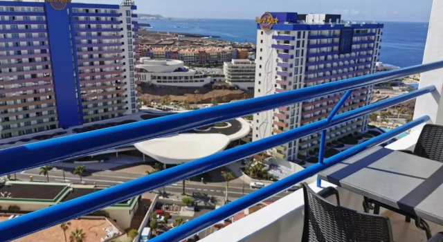Студия с балконом Apartments Paraíso del Sur