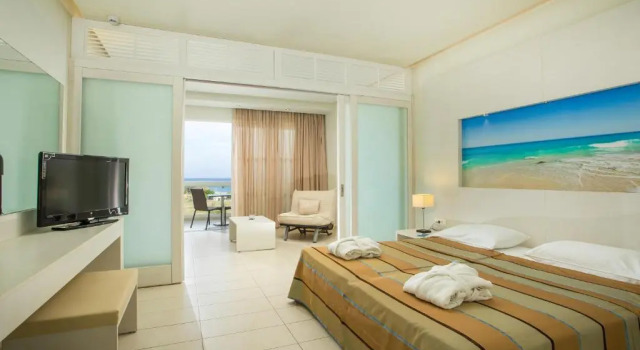 Люкс с видом на море Lindos White Hotel & Suites