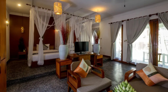 Люкс с видом на сад La Rivière d Angkor Resort