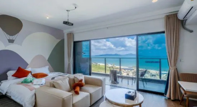 Люкс с 2 комнатами с видом на море Star Bay Alice's Sea Resort Meisu (Shanwei Poly Jinxuan Bay Branch)