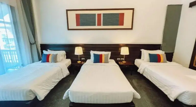 Трёхместный номер Deluxe с балконом Thai Akara - Lanna Boutique Hotel