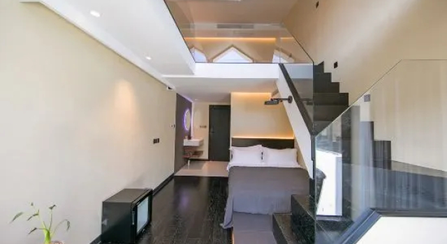 Люкс с видом на море Wuli Coffee Hotel (Wushitang Scenic Area)