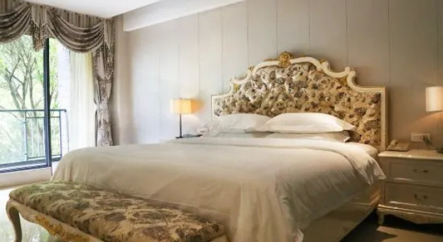 Люкс Deluxe Xiuquanyingyue Hot Spring Garden Hotel