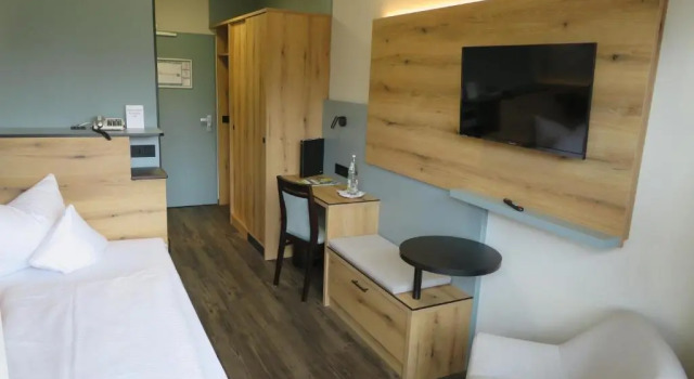 Одноместный номер Standard с видом на горы AURA-HOTEL Saulgrub