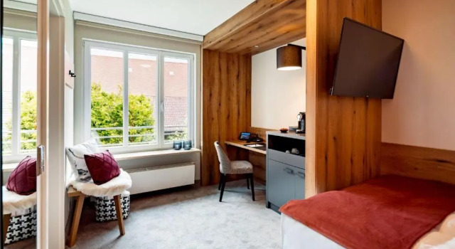 Одноместный номер Standard с видом на сад Burghotel Staufeneck