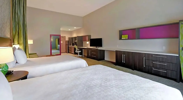 Двухместный люкс c 1 комнатой Home2 Suites by Hilton Wichita Northeast