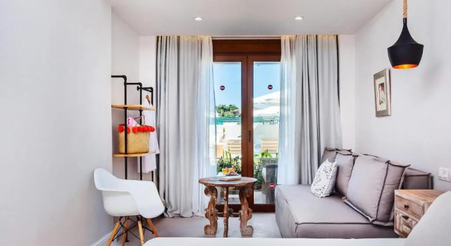 Трёхместный номер Standard с видом на сад Hesperides Hotel Pefkochori