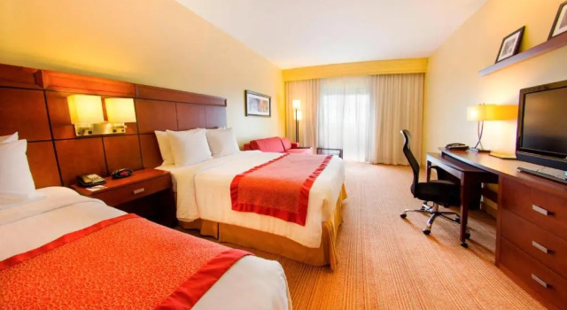 Standardní Čtyřlůžkový pokoj a výhledem na řeku Courtyard Marriott Paramaribo