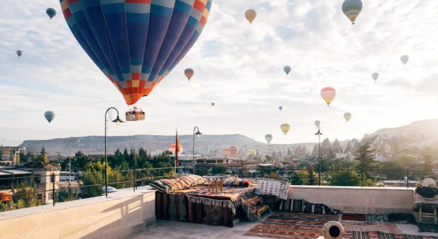 Трёхместный номер Deluxe Azalea Terrace Cave Hotel