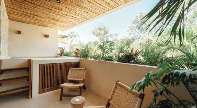 Deluxe apartament cu balcon și cu vedere la piscină Satori Tulum