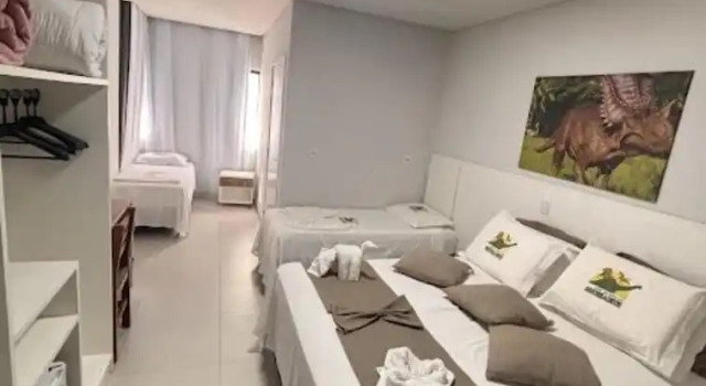Четырёхместный номер Standard Hotel Recanto dos Dinossauros