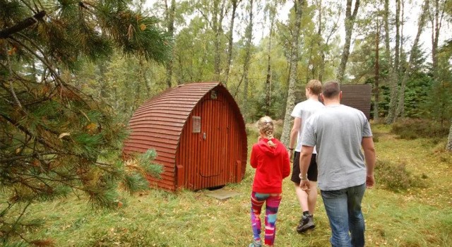 Место под палатку Lagganlia Lodges and Camping Pods