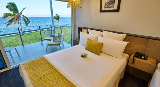 Двухместный номер Deluxe с видом на океан Taumeasina Island Resort