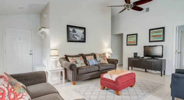 Privacy Bush Around Pool! 3 Bedroom Home by RedAwning