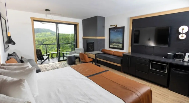 Двухместная студия с частичным видом Eagle Ridge Resort at Lutsen Mountains