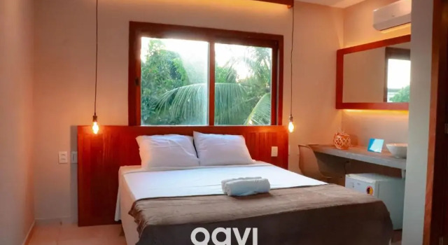 Люкс Pousada Recanto Nalu - Quarto à Vista