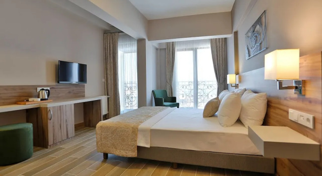 Номер Superior с балконом и с видом на море Kule Hotel