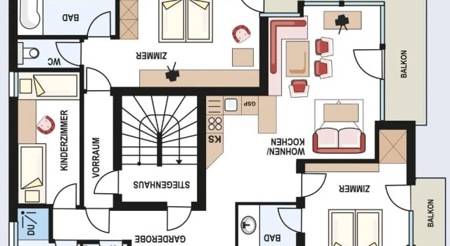 Апартаменты с 3 комнатами Haus Annakogl und Haus Barbara