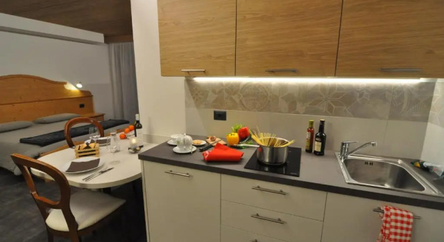 Апартаменты с 2 комнатами Albergo Alpino