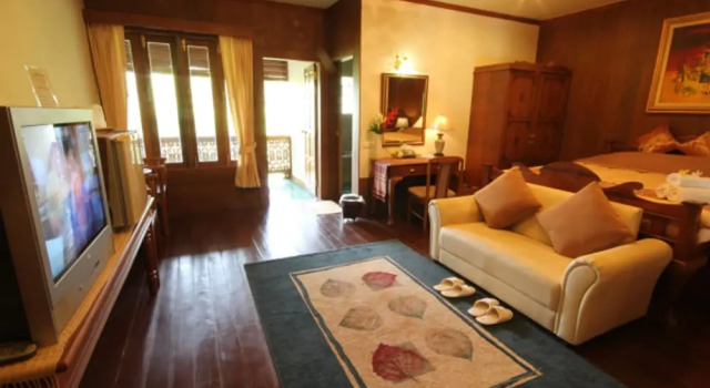 Двухместный номер Deluxe с балконом Khum Khun Wang Resort