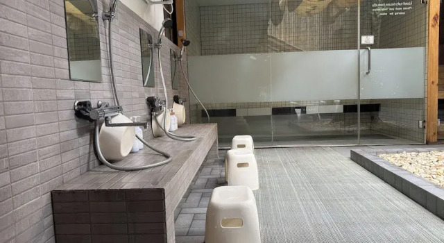 Кровать в общем номере Nozawa Hostel and Onsen