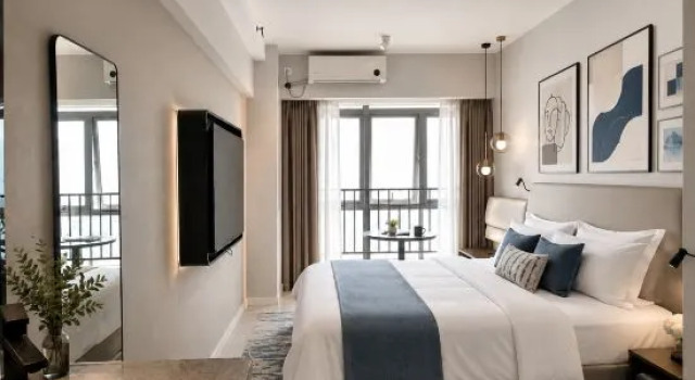 Двухместный люкс Business Shiguangli Apartment (Foshan Century Lotus Sports Center)