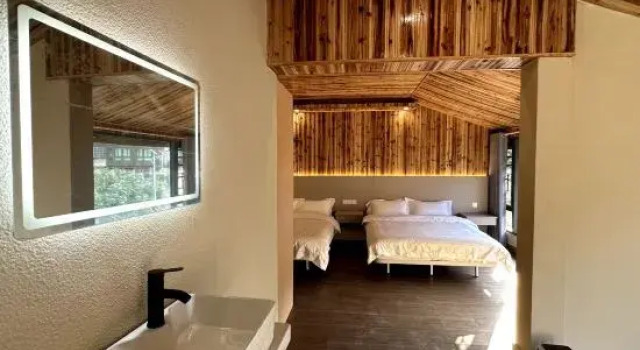 Двухместный люкс Deluxe Longsheng Xilu Homestay (Longji Titian Guanjing Qu)