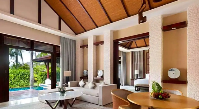Двухместная вилла c 1 комнатой oceanfront Отель The Ritz-Carlton Sanya Yalong Bay