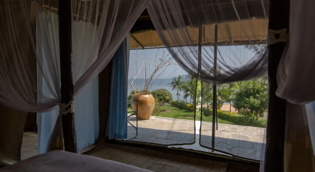 Номер Standard c 1 комнатой с видом на сад Find a quiet Beach resort at Rushel Kivu Resort
