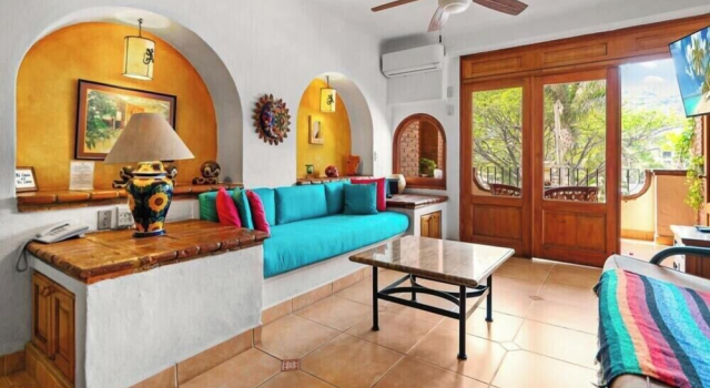 Ocean View 1Br Condo-balcony-beach-pool - 306, Book Apartment Puerto Vallarta Jalisco