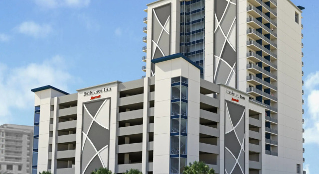 Residence Inn by Marriott Myrtle Beach Oceanfront, Забронировать Отель Миртл-Бич Гранд-Странд, рядом с Музей искусств пляжа Миртл