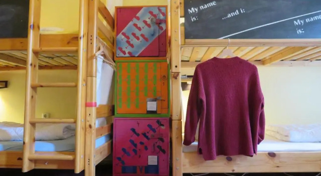 Кровать в общем номере Hostel Lollis Homestay Dresden