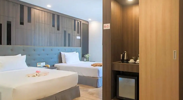 Двухместный номер Deluxe с балконом Seven Seas Hotel Nha Trang