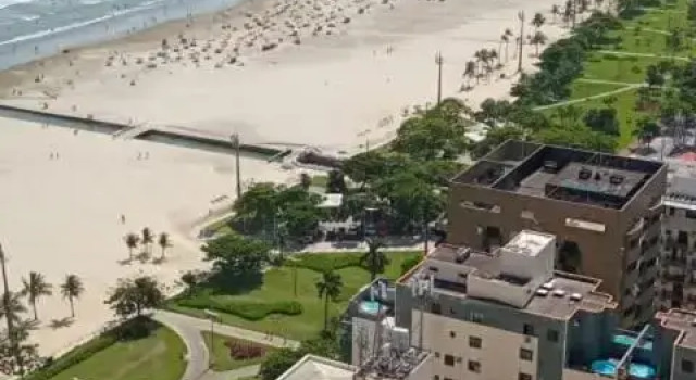 Santos Unlimited 2 Dormitórios, 32o andar com vista Mar!, Забронировать Отель Отели Сантос с парковкой, рядом с Roberto Mario Santini Municipal Park, Парковка