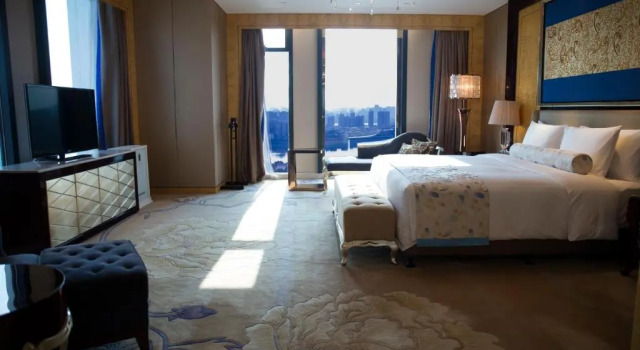 Dyrektorski dwuosobowy pokój z widokiem na rzekę Wanda Vista Changsha