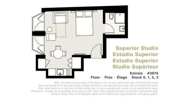 Студия Superior LSA Estrela by Numa