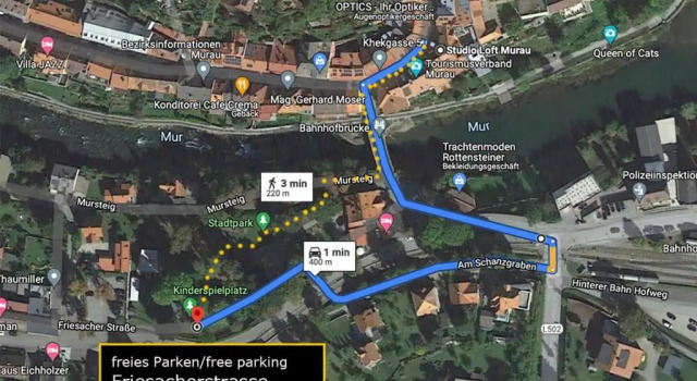 Studio Loft Murau - Im Herzen Der Altstadt, Prenota Hotel Hotel a Stiria con parcheggio, Parcheggio
