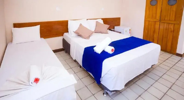 Трёхместный номер Standard с балконом Rede Andrade Estrela Dalva Centro Hotel